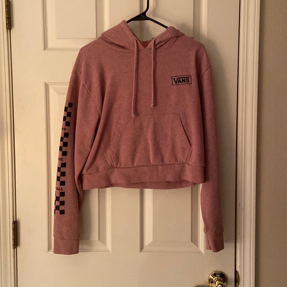 vans cropped hoodie